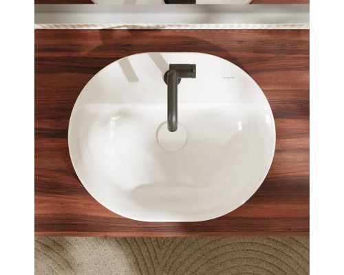 Hansgrohe Xuniva U Раковина 55х45см., 1 отв., встраиваемая, цвет: белый. 60161450 Hansgrohe Xuniva U Раковина 55х45см., 1 отв., встраиваемая, цвет: белый. 60161450
