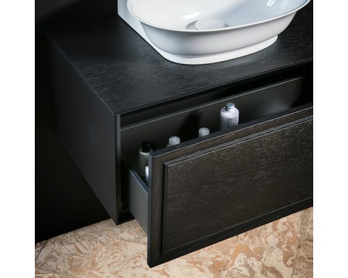 Laufen New Classic Тумба с раковиной, 117.5x45.5x60см, 2 ящика, напольный, цвет: черный дуб. 4.0602.2.085.628.1,  8.1285.2.757.112.1