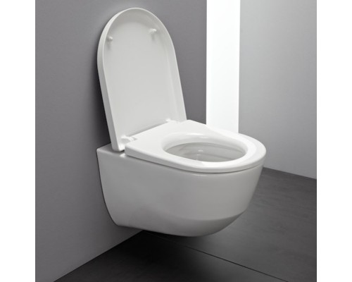 Laufen Pro Унитаз подвесной, безободковый, 53х36х34см., покрытие LLC, цвет: белый. 8.2096.6.400.000.1