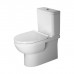 Duravit DuraStyle basic Унитаз-моноблок 36.5х65см., безободковый, слив универсальный, подключение снизу слева, цвет: белый. 21820900002, 0941100005