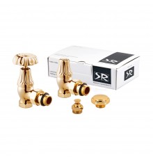 Комплект SR Rubinetterie серия Floral Old Style 1/2 угловой цвет золото K337-1500D000