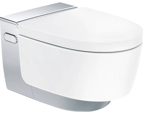 Унитаз подвесной Geberit AquaClean Mera Comfort 146.214.21.1 с системой удаления запахов, глянцевый хром Унитаз подвесной Geberit AquaClean Mera Comfort 146.214.21.1 с системой удаления запахов, глянцевый хром