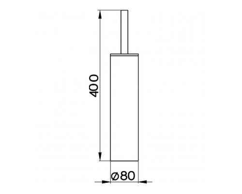 Cisal System Ерш напольный, цвет хром. SY09065021 Акция