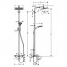 Hansgrohe Crometta E 240 SHP Душевая система 138см, с верхним душем 240х240мм., ручным душем и термостатическим смесителем, цвет: хром. 27298000