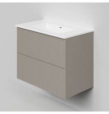 Тумба под раковину La Fenice TERRA Twin Cappuccino бежевая матовая 80 см