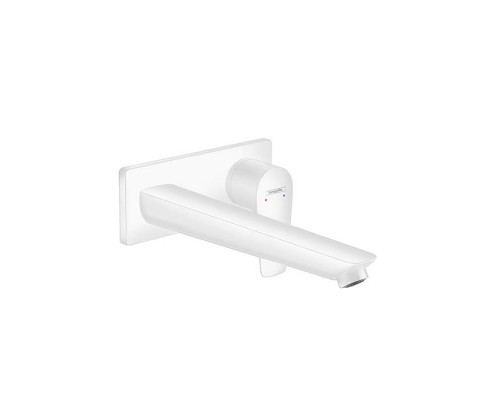 Hansgrohe Talis E Встраиваемый смеситель для раковины, излив 225мм, внешняя часть, цвет: белый матовый. 71734700 Hansgrohe Talis E Встраиваемый смеситель для раковины, излив 225мм, внешняя часть, цвет: белый матовый. 71734700
