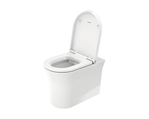 Duravit White Tulip Унитаз напольный 37х58х42 см, безободковый, слив в стену, цвет: белый. 2001090000