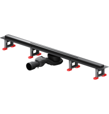 Душевой трап (лоток) AM.PM MasterFlow Slim line 80 см, черный матовый