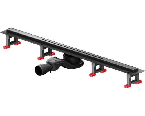 Душевой трап (лоток) AM.PM MasterFlow Slim line 80 см, черный матовый