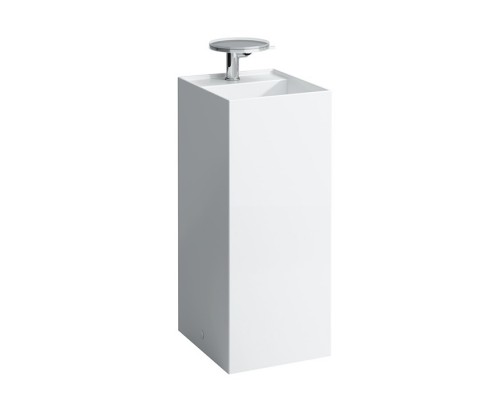 Laufen Kartell Раковина 37.5х43.5х90 см, 1 отв., напольная, без перелива, цвет: белый. 8.1133.1.000.111.1 Laufen Kartell Раковина 37.5х43.5х90 см, 1 отв., напольная, без перелива, цвет: белый. 8.1133.1.000.111.1