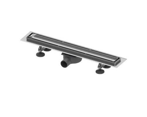 TECE TECElinus Комплект для монтажа дренажного канала 2 в 1, с основой для плитки tile и матовой решеткой steel 90см., цвет: нержавеющая сталь