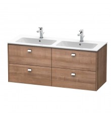 Duravit  Brioso Тумба подвесная 129x47.9х55.3см, с раковиной, с 4 выдвижными ящиками, цвет: тичинская вишня. 2336130000,  BR410601073