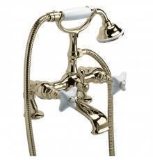DevonDevon White Rose Смеситель для ванны, цвет: золото. UTWR733P