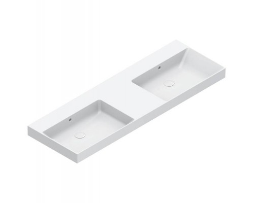 Catalano Zero Раковина 150x50см двойная, без отв., цвет: белый глянцевый. 0121520001