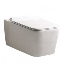 Унитаз подвесной Ceruttispa Viola Aria Tornado безободковый, с микролифтом