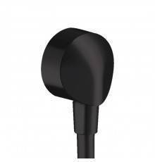 Hansgrohe Fixfit E Шланговое подсоединение 1/2, цвет: черный матовый. 27454670