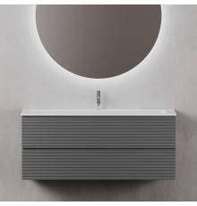 Тумба с раковиной Sancos Folk 120 grey soft