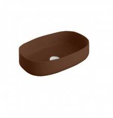 Artceram Cognac Раковина 55x35см., накладная, без отв., без перелива, цвет: marrone cocoa. COL003 39 00