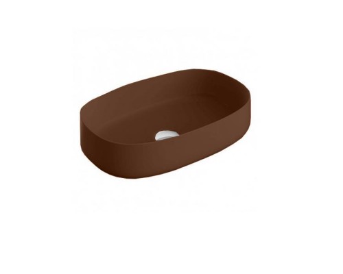 Artceram Cognac Раковина 55x35см., накладная, без отв., без перелива, цвет: marrone cocoa. COL003 39 00 Artceram Cognac Раковина 55x35см., накладная, без отв., без перелива, цвет: marrone cocoa. COL003 39 00