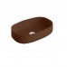 Artceram Cognac Раковина 55x35см., накладная, без отв., без перелива, цвет: marrone cocoa. COL003 39 00