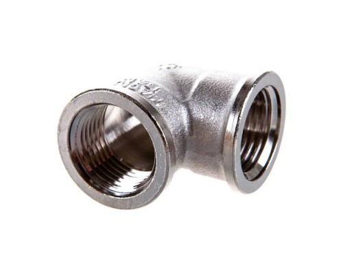 Угольник хромированный, резьба внутренняя/внутренняя 3/4 X3/4  Tiemme. 1500513