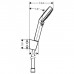 Hansgrohe Crometta Vario Porter Ручной душ, 10см, цвет: хром/белый. 26692400