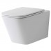 TECEspring S Комплект: Унитаз подвесной Regular, безободковый, смыв Torando flush, сиденье Slim с микролифтом и быстрым снятием, цвет: белый. 9700996