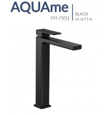 Смеситель для раковины AQUAme Savona 250 матовый черный AQM6814MB
