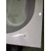 KNIEF Wall Corner R Ванна пристенная с монтажом в левый угол 180х80х60см, с щелевым переливом, цвет: белый со слив-переливом УЦЕНЕНА. 0100-091-06,  0100-277-R уценка - переход цвета на бортике