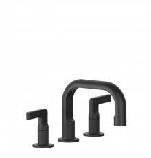 Gessi Inciso- Смеситель для раковины на 3 отверстия, соединительные шланги на 3/8rdquo;, без донного клапана, цвет: black XL. 58012#299