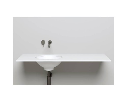 Salini Marea Раковина врезная снизу 42х42х13.8cм, без отв., без перелива, S-Stone, цвет: белый матовый. 1802205M