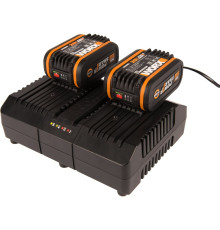 Комплект: Двойное Зарядное устройство WA3883 и 2 Акб 4.0 А/ч WORX
