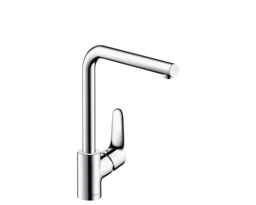 Hansgrohe Focus, Смеситель для кухни, Цвет: сталь. 31817800 Hansgrohe Focus, Смеситель для кухни, Цвет: сталь. 31817800