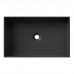 Alice Hide Раковина 60x37х12см., накладная, без отв., цвет: чёрный матовый. 31130108