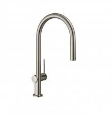 Hansgrohe Talis M54 Кухонный смеситель однорычажный, 210, с вытяжным изливом 1jet, цвет: сталь. 72802800