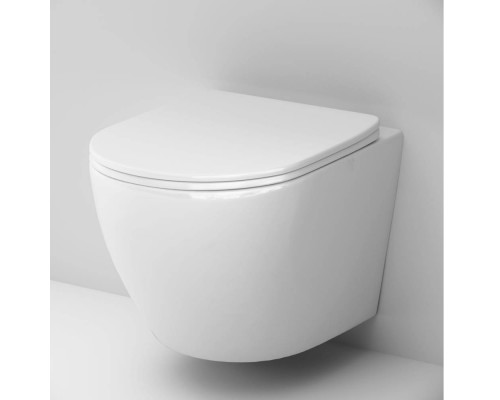 C801900SC Унитаз подвесной AquaSpin с сиденьем микролифт C801900SC Унитаз подвесной AquaSpin с сиденьем микролифт