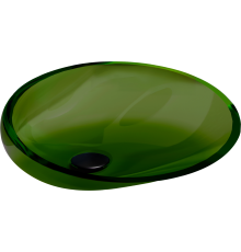 Раковина Abber Kristall AT2812 emerald, зеленая