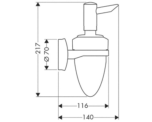 СНЯТAX 41 019 000 Mondaro Дозатор жидкого мыла 41019000