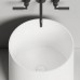 Salini Armonia 04 Раковина накладная 46хh45cм., без отв., материал: S-Sense, цвет: белый. 130118G