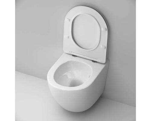 C801900SC Унитаз подвесной AquaSpin с сиденьем микролифт C801900SC Унитаз подвесной AquaSpin с сиденьем микролифт