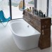 Duravit Cape Cod Ванна пристенный вариант, 190x90см с бесшовной панелью и ножками, с одним наклоном для спины, цвет: белый. 700364000000000, 792208000001000