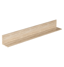 Полка DIWO Коломна 173 навесная, 173x21,6x21,6 см, белый, дуб сонома
