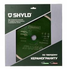Круг алмазный SHYLD сплошной по твердому керамограниту и природному камню 300х32 мм(30360)