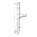 Hansgrohe Pulsify Душевой гарнитур, настенный, цвет: черный. 24170670