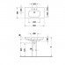 Duravit D-Code Раковина 85х48см., 1 отв., цвет: белый. 03428500002