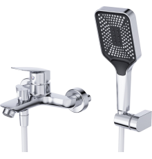 Смеситель для ванны с душем BelBagno Due VASM-CRM хром