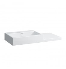 Laufen Living City Раковина 100х46х14 см, без отв., цвет: белый. 8.1843.2.000.109.1