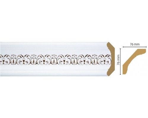 Плинтус потолочный DECOMASTER 169-118 (76*76*2400мм) Плинтус потолочный DECOMASTER 169-118 (76*76*2400мм)
