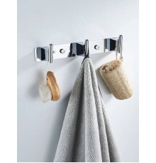 Крючки для ванной и кухни / планка 3 крючками Shevanik SG5731, хром