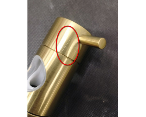 SaleAQM8006BG Душевая система с термостатом, Ø250, 1/1 режим, латунная лейка, цвет золото шлифованно SaleAQM8006BG_1145